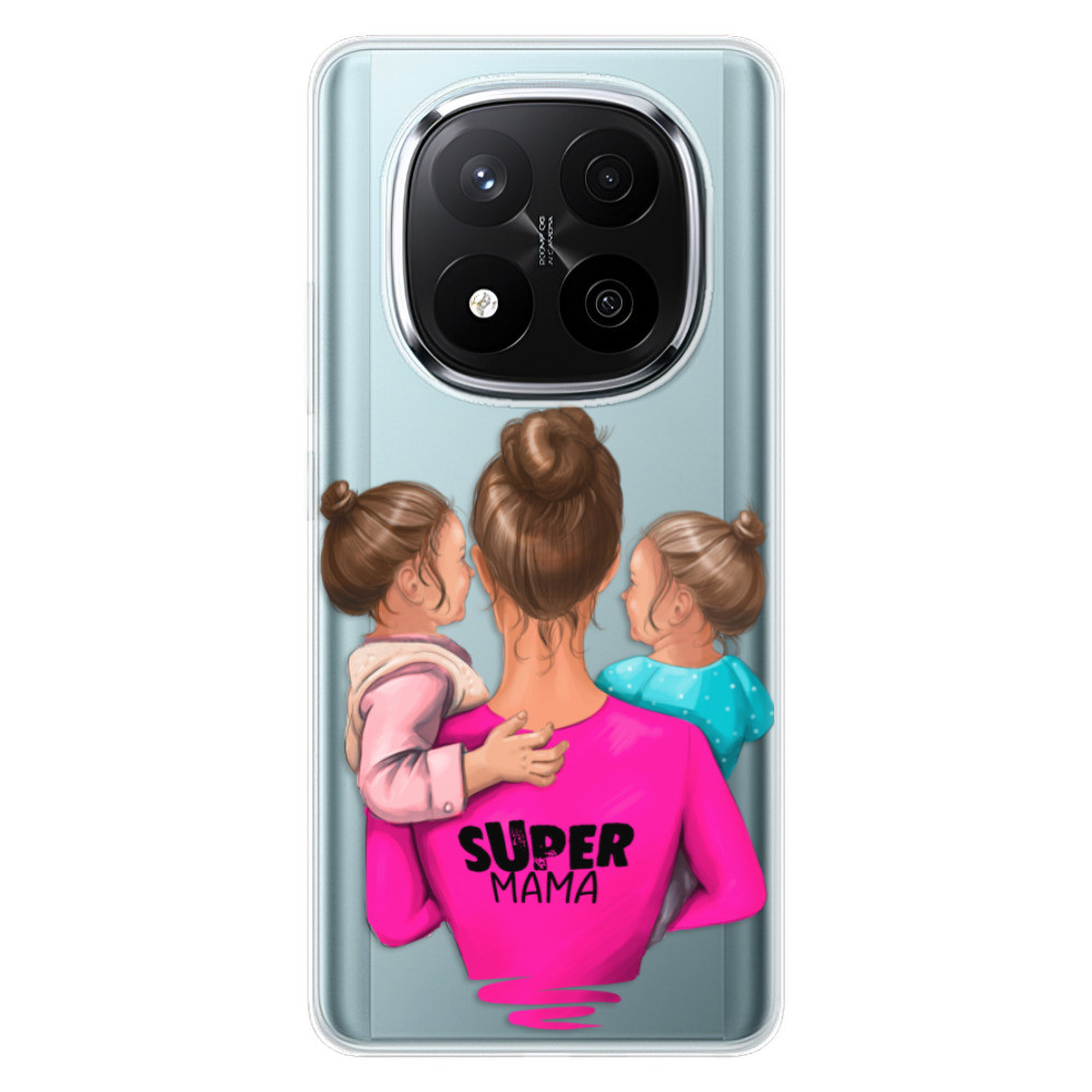 Odolné silikónové puzdro iSaprio - Super Mama - Two Girls - Xiaomi Redmi Note 14 Pro 5G/14 Pro+ 5G
