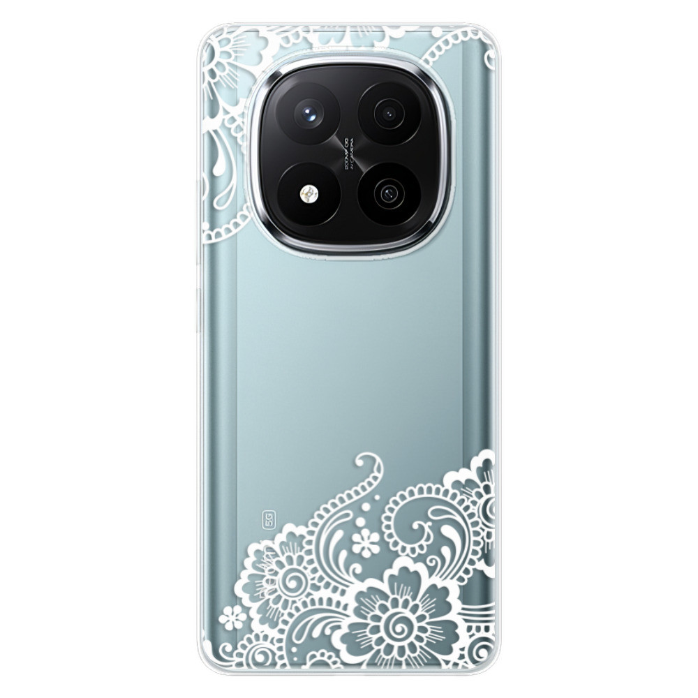 Odolné silikónové puzdro iSaprio - White Lace 02 - Xiaomi Redmi Note 14 Pro 5G/14 Pro+ 5G