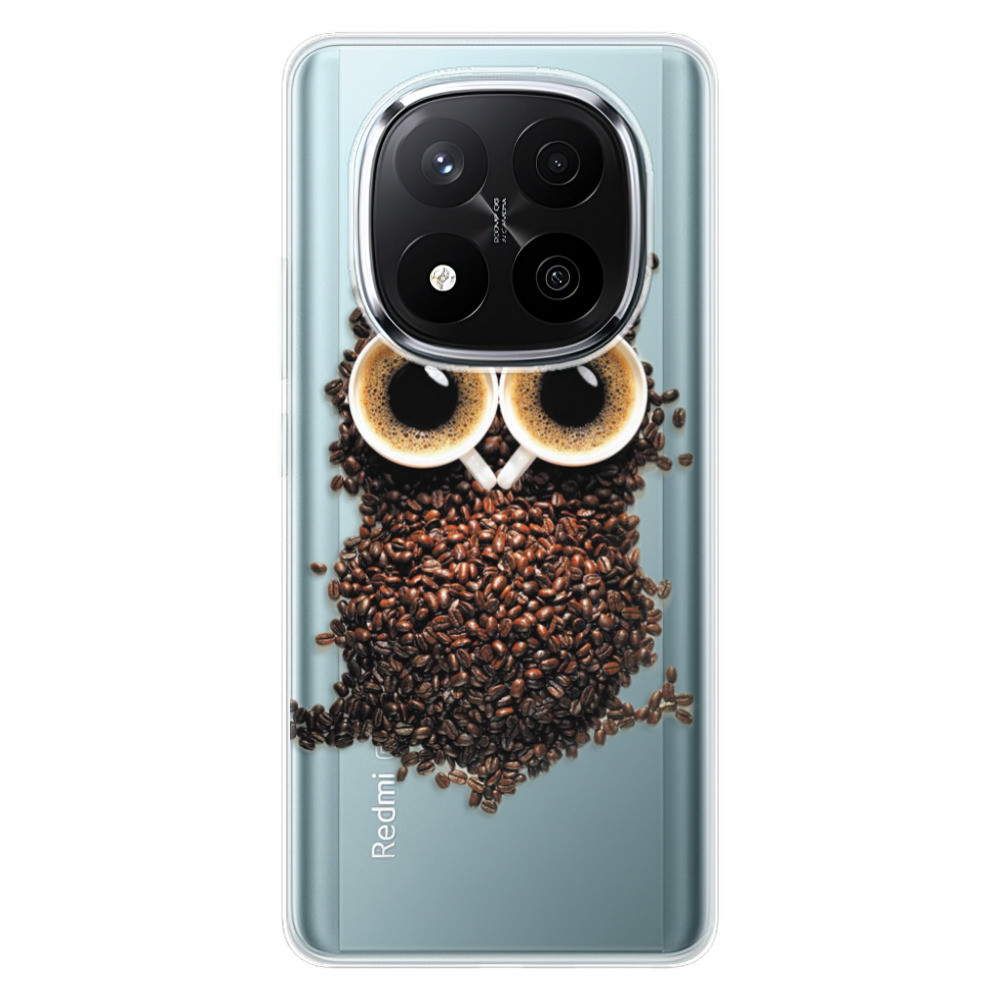 Odolné silikónové puzdro iSaprio - Owl And Coffee - Xiaomi Redmi Note 14 Pro 5G/14 Pro+ 5G
