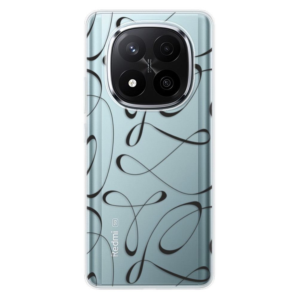 Odolné silikónové puzdro iSaprio - Fancy - black - Xiaomi Redmi Note 14 Pro 5G/14 Pro+ 5G