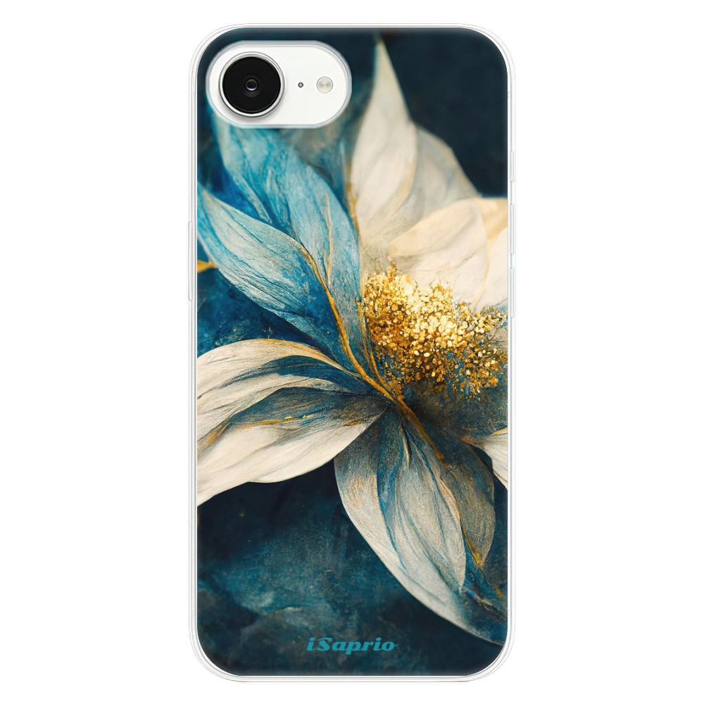 Odolné silikónové puzdro iSaprio - Blue Petals - iPhone 16e
