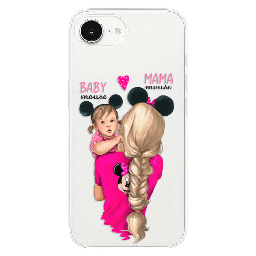 Odolné silikónové puzdro iSaprio - Mama Mouse Blond and Girl - iPhone 16e
