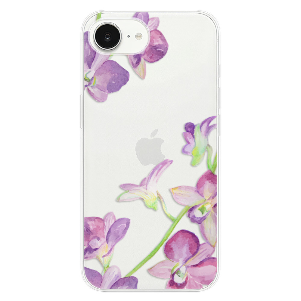 Odolné silikónové puzdro iSaprio - Purple Orchid - iPhone 16e