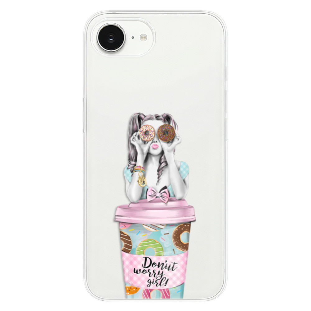 Odolné silikónové puzdro iSaprio - Donut Worry - iPhone 16e