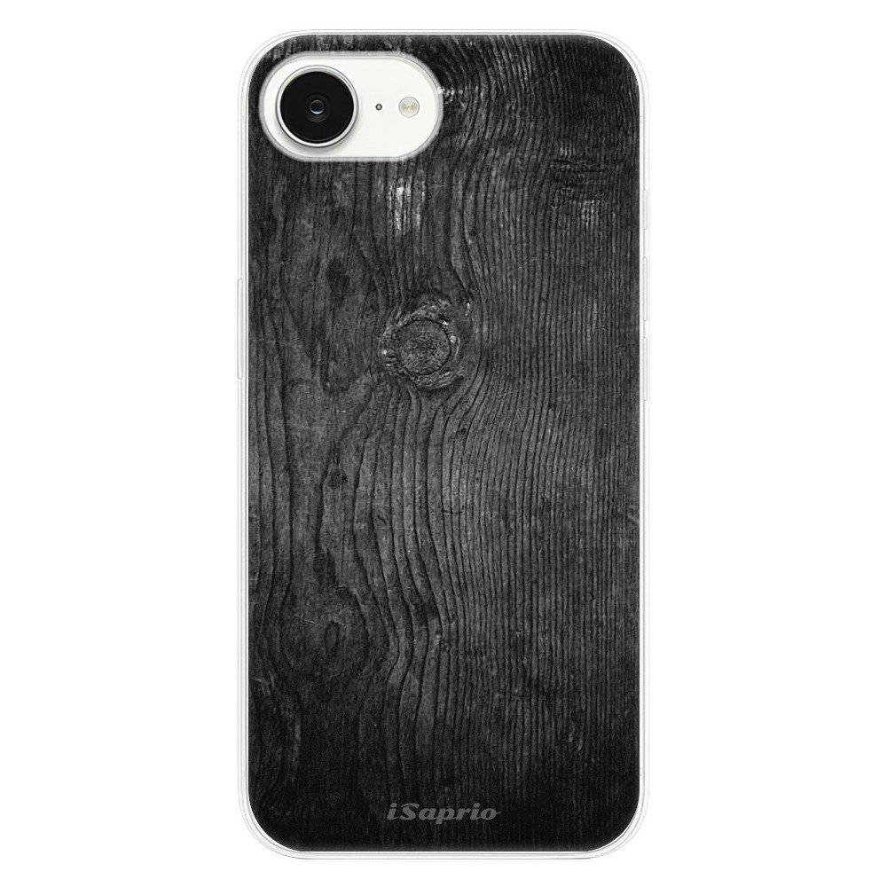 Odolné silikónové puzdro iSaprio - Black Wood 13 - iPhone 16e