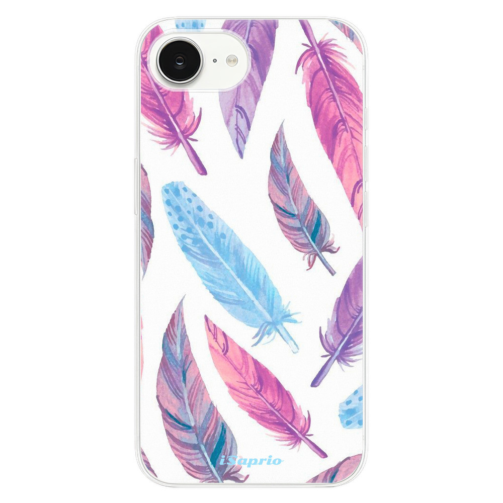 Odolné silikónové puzdro iSaprio - Feather Pattern 10 - iPhone 16e