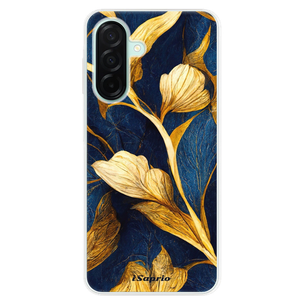 Odolné silikónové puzdro iSaprio - Gold Leaves - Samsung Galaxy A26