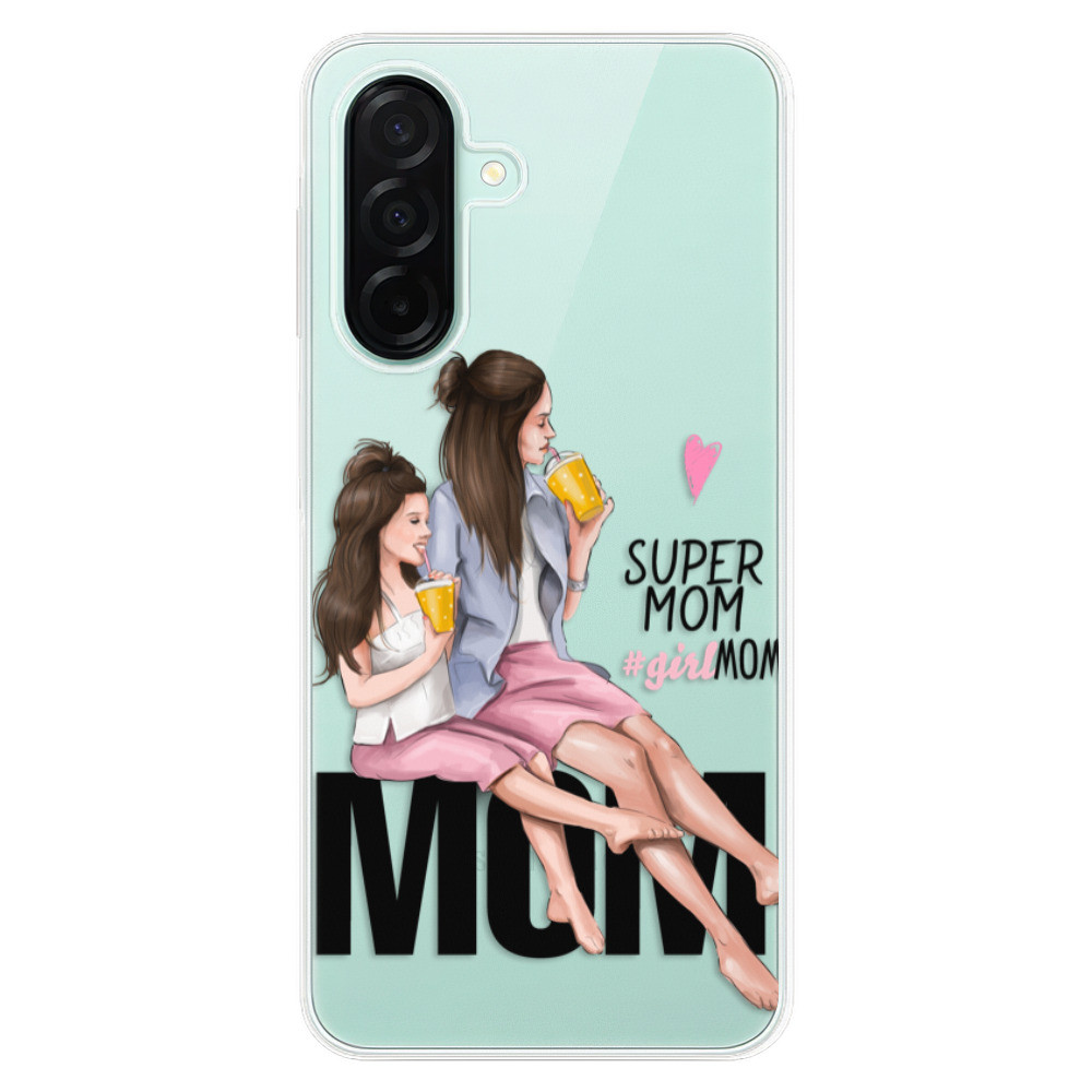 Odolné silikónové puzdro iSaprio - Milk Shake - Brunette - Samsung Galaxy A26