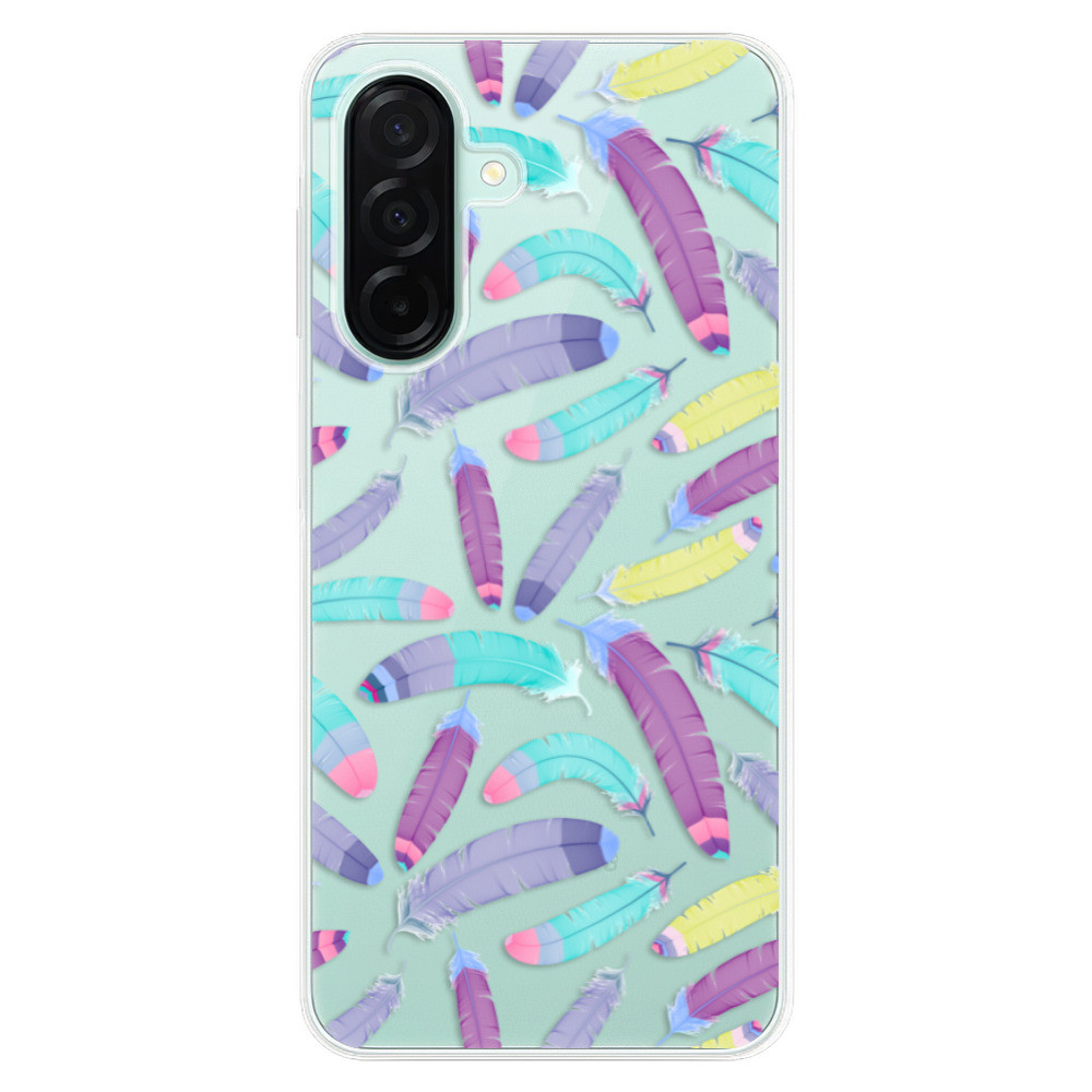 Odolné silikónové puzdro iSaprio - Feather Pattern 01 - Samsung Galaxy A26