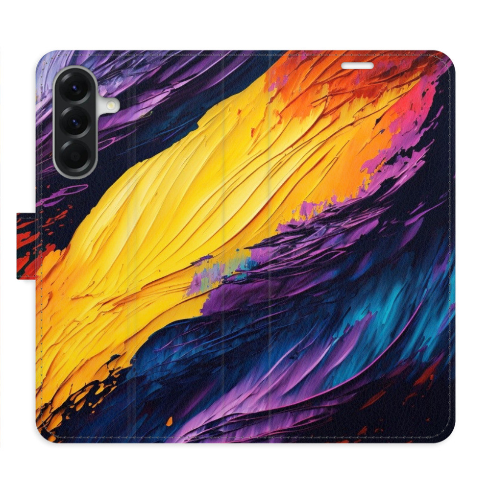 Flipové puzdro iSaprio - Fire Paint - Samsung Galaxy A26