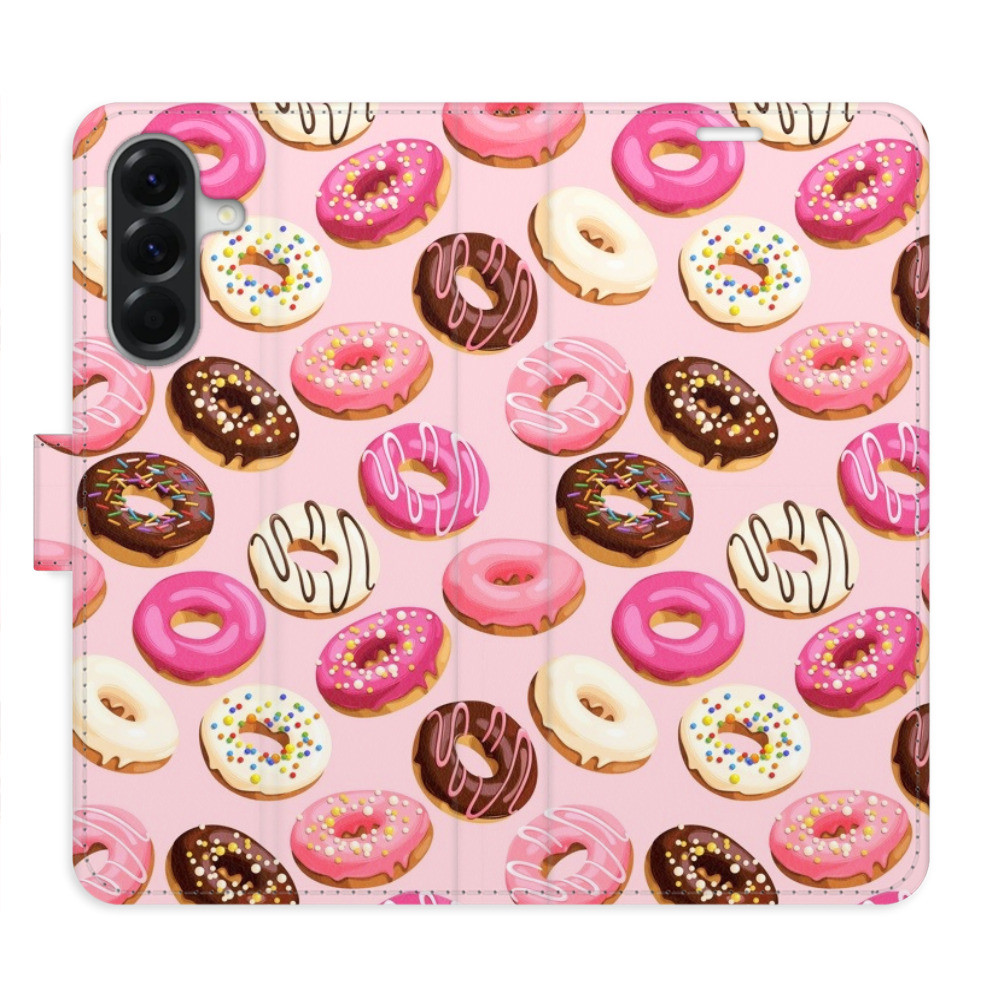 Flipové puzdro iSaprio - Donuts Pattern 03 - Samsung Galaxy A26