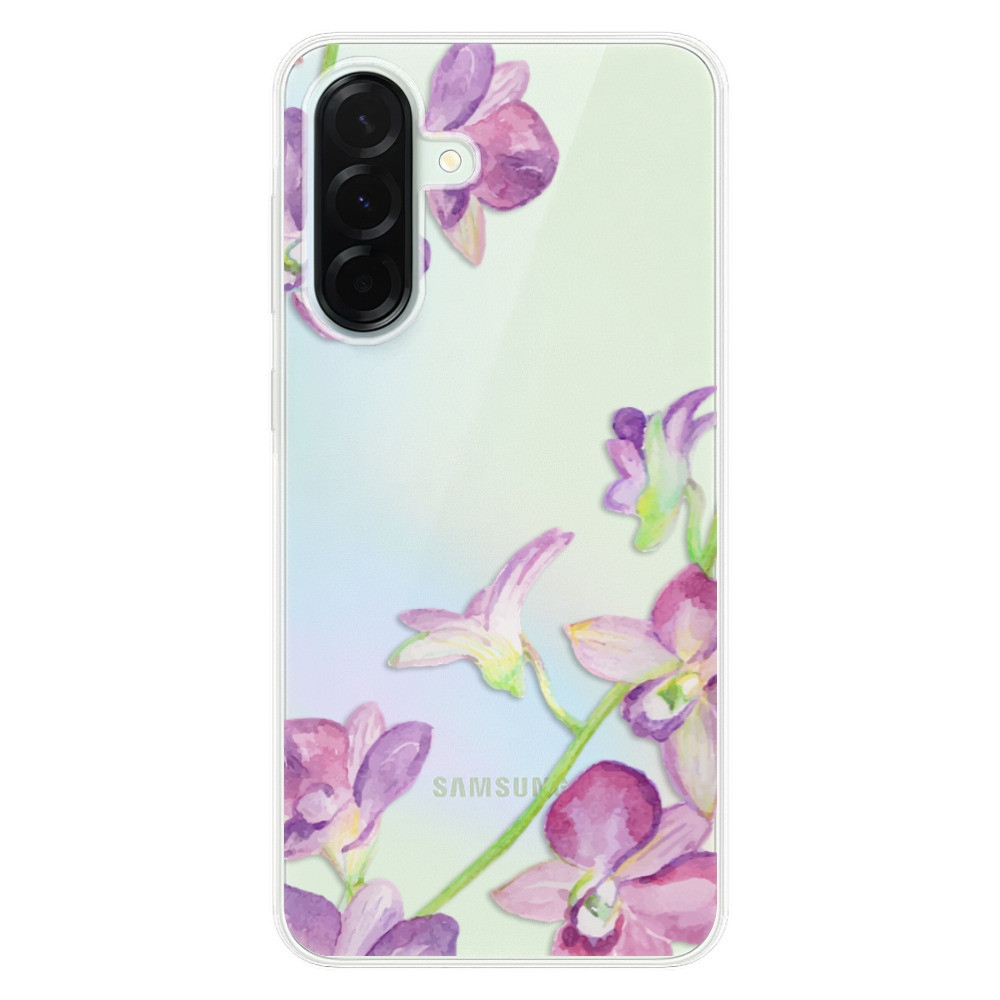 Odolné silikónové puzdro iSaprio - Purple Orchid - Samsung Galaxy A36