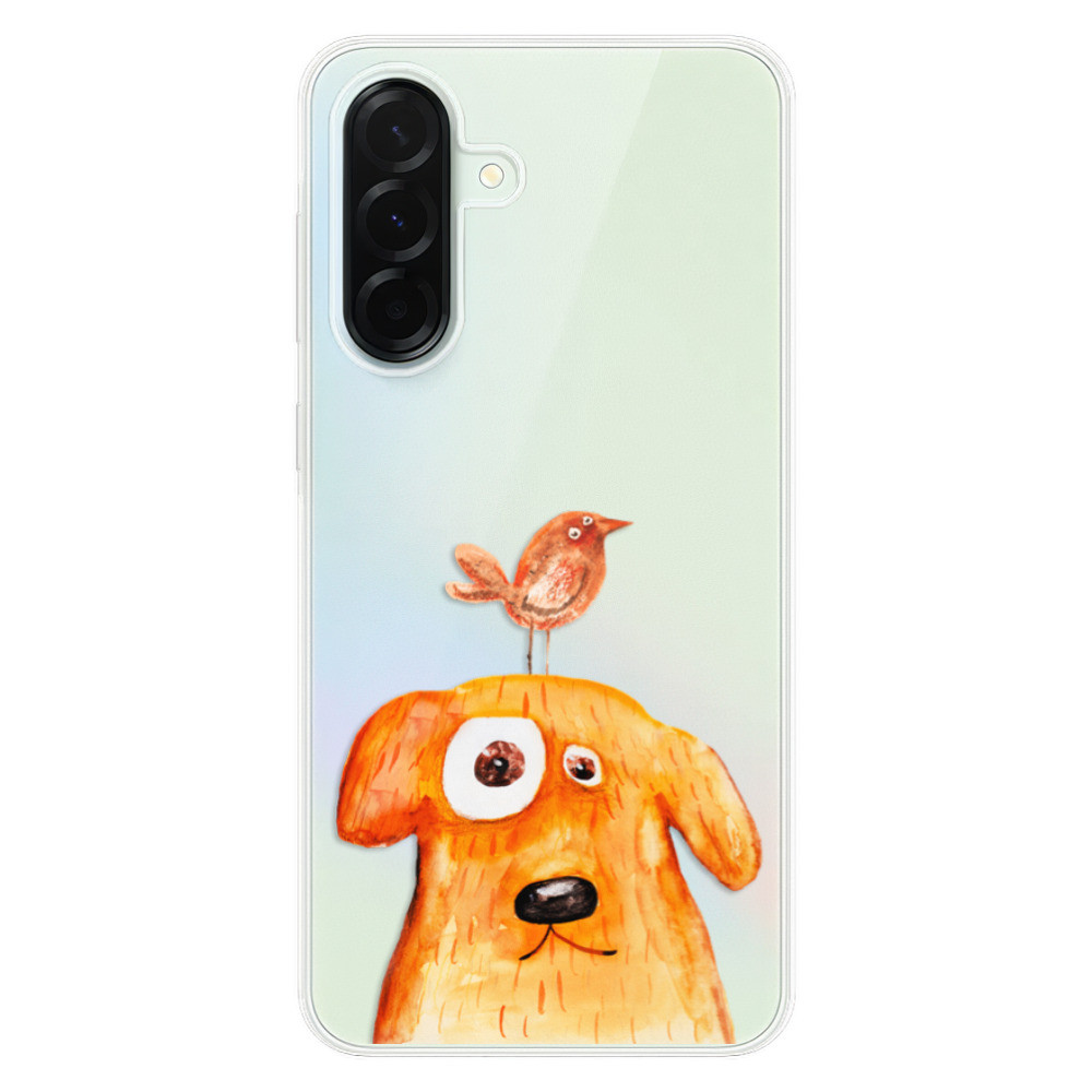 Odolné silikónové puzdro iSaprio - Dog And Bird - Samsung Galaxy A36