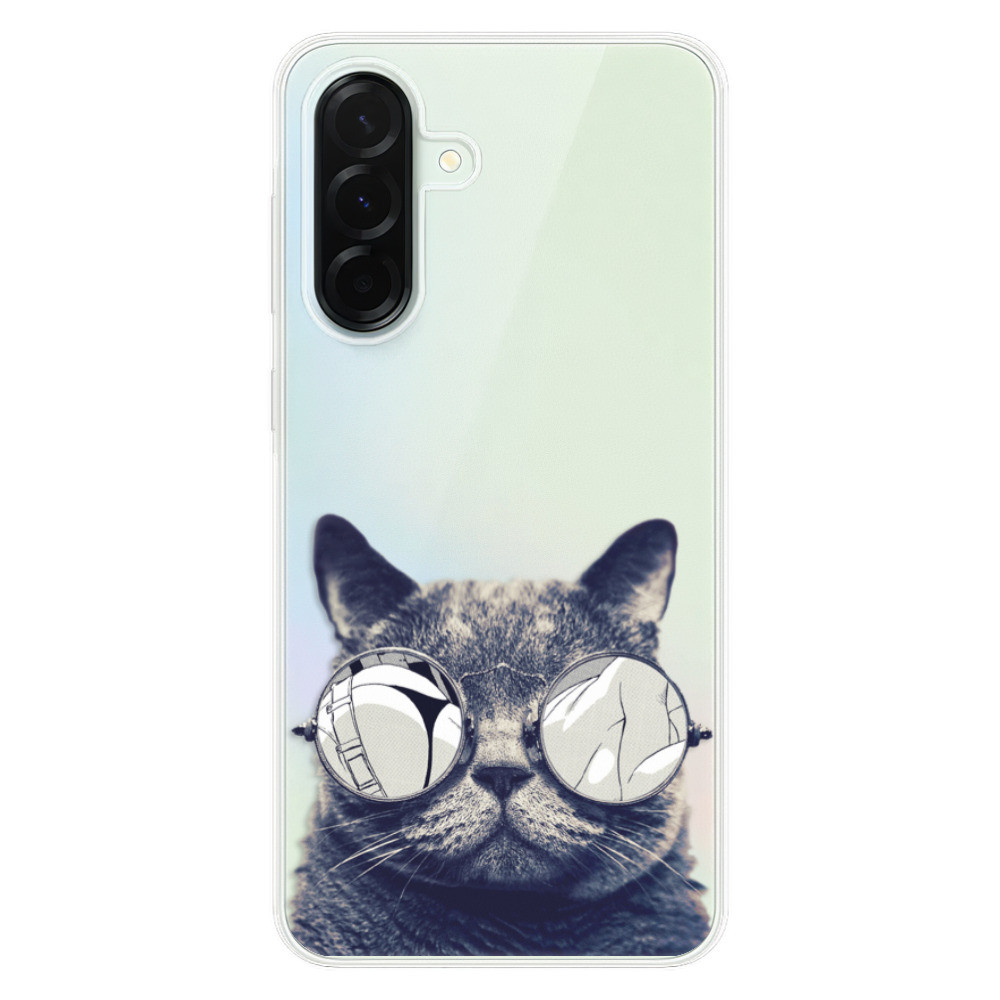 Odolné silikónové puzdro iSaprio - Crazy Cat 01 - Samsung Galaxy A36