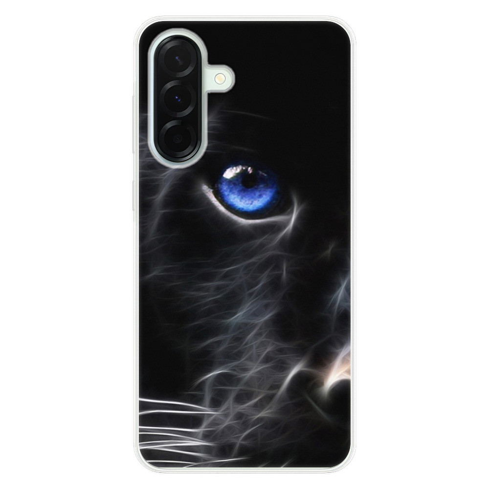 Odolné silikónové puzdro iSaprio - Black Puma - Samsung Galaxy A36