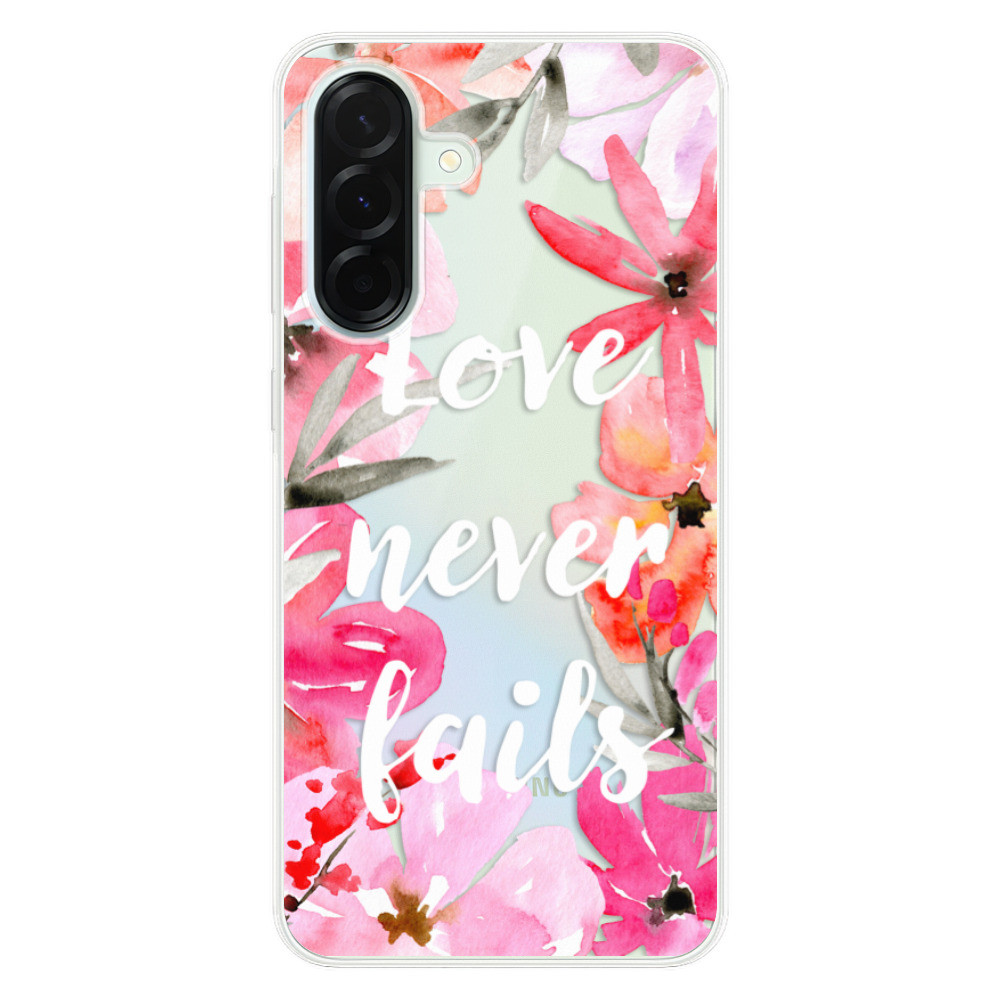 Odolné silikónové puzdro iSaprio - Love Never Fails - Samsung Galaxy A36