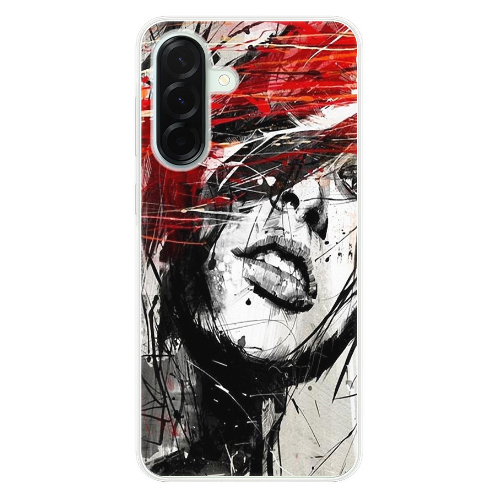 Odolné silikónové puzdro iSaprio - Sketch Face - Samsung Galaxy A36