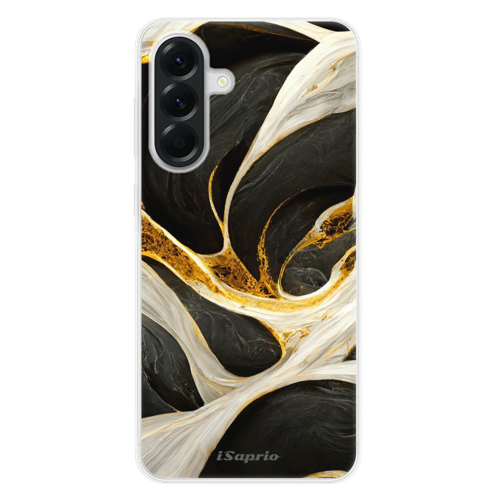 Odolné silikónové puzdro iSaprio - Black and Gold - Samsung Galaxy A56