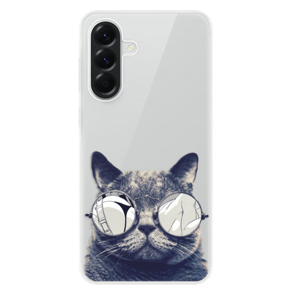 Odolné silikónové puzdro iSaprio - Crazy Cat 01 - Samsung Galaxy A56