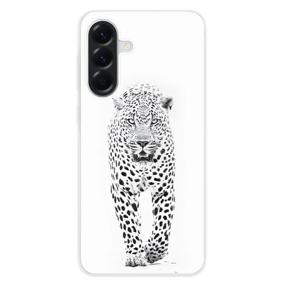 Odolné silikónové puzdro iSaprio - White Jaguar - Samsung Galaxy A56