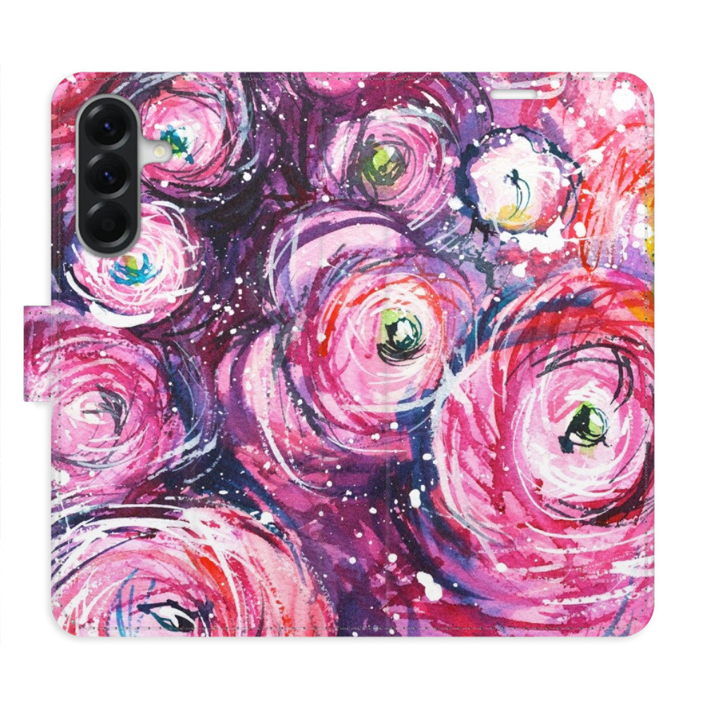 Flipové puzdro iSaprio - Retro Paint 02 - Samsung Galaxy A36