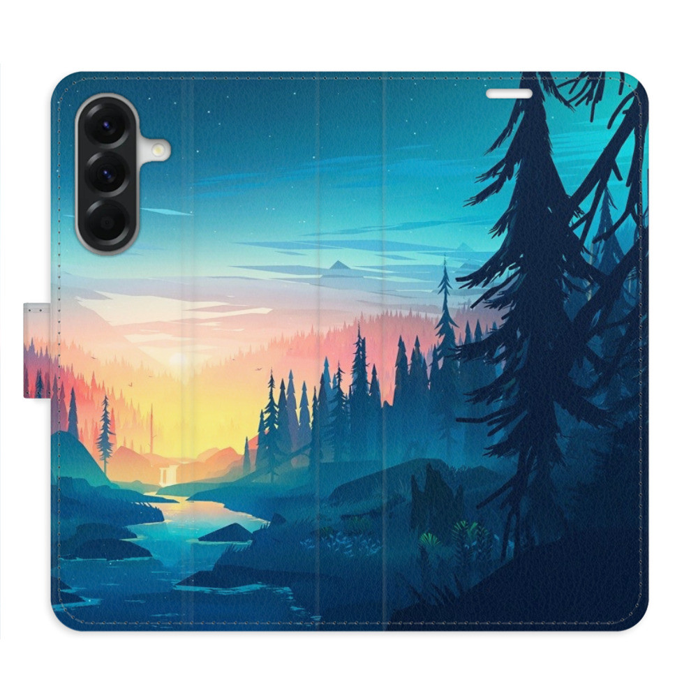 Flipové puzdro iSaprio - Magical Landscape - Samsung Galaxy A36