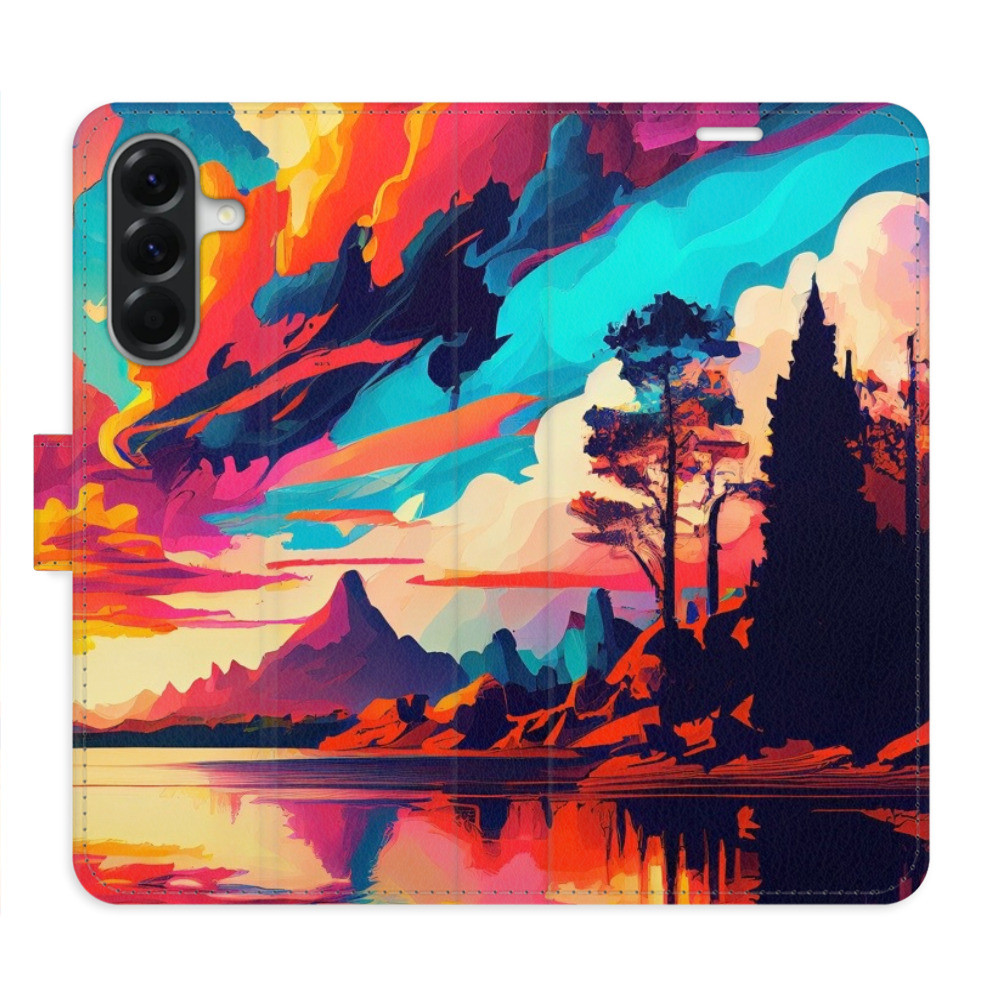 Flipové puzdro iSaprio - Colorful Mountains 02 - Samsung Galaxy A36