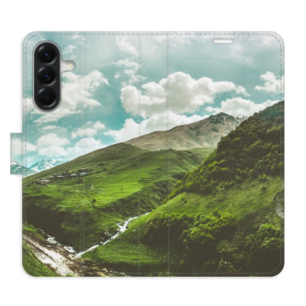 Flipové puzdro iSaprio - Mountain Valley - Samsung Galaxy A56