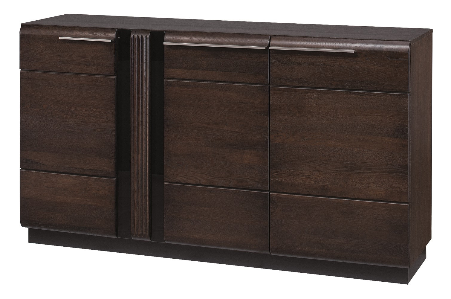 Komoda Porti 45 160 cm z masivu dub čokoládový