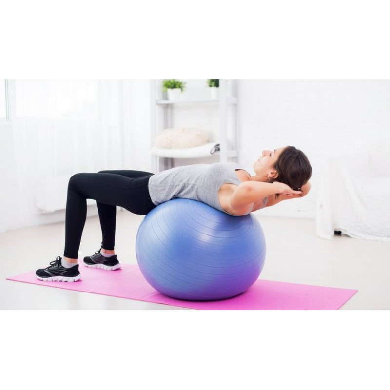 DR Fitness lopta 55cm Červená