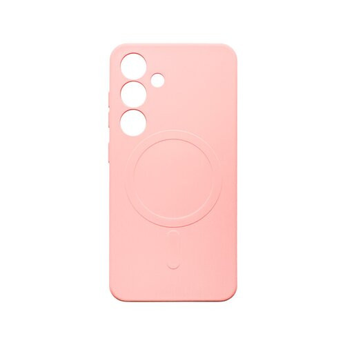 mobilNET silikónové puzdro Samsung Galaxy S25+, ružové (MagFiber)