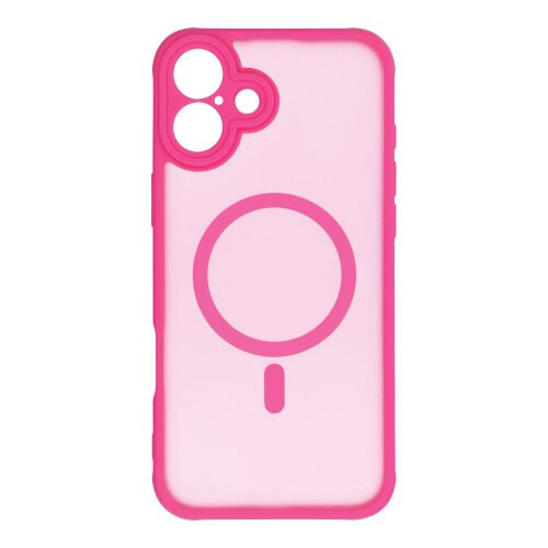 FULL MATTE MAG COVER case compatible with MagSafe for IPHONE 15 Pro Max pink