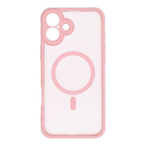 FULL MATTE MAG COVER case compatible with MagSafe for IPHONE 15 jasny różowy