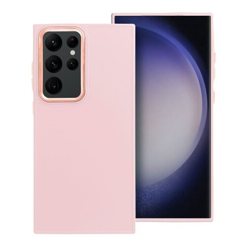 Puzdro Frame TPU Samsung Galaxy S23 Ultra - ružové