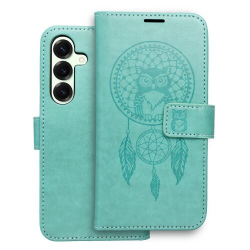MEZZO Book case for SAMSUNG S25 dreamcatcher green