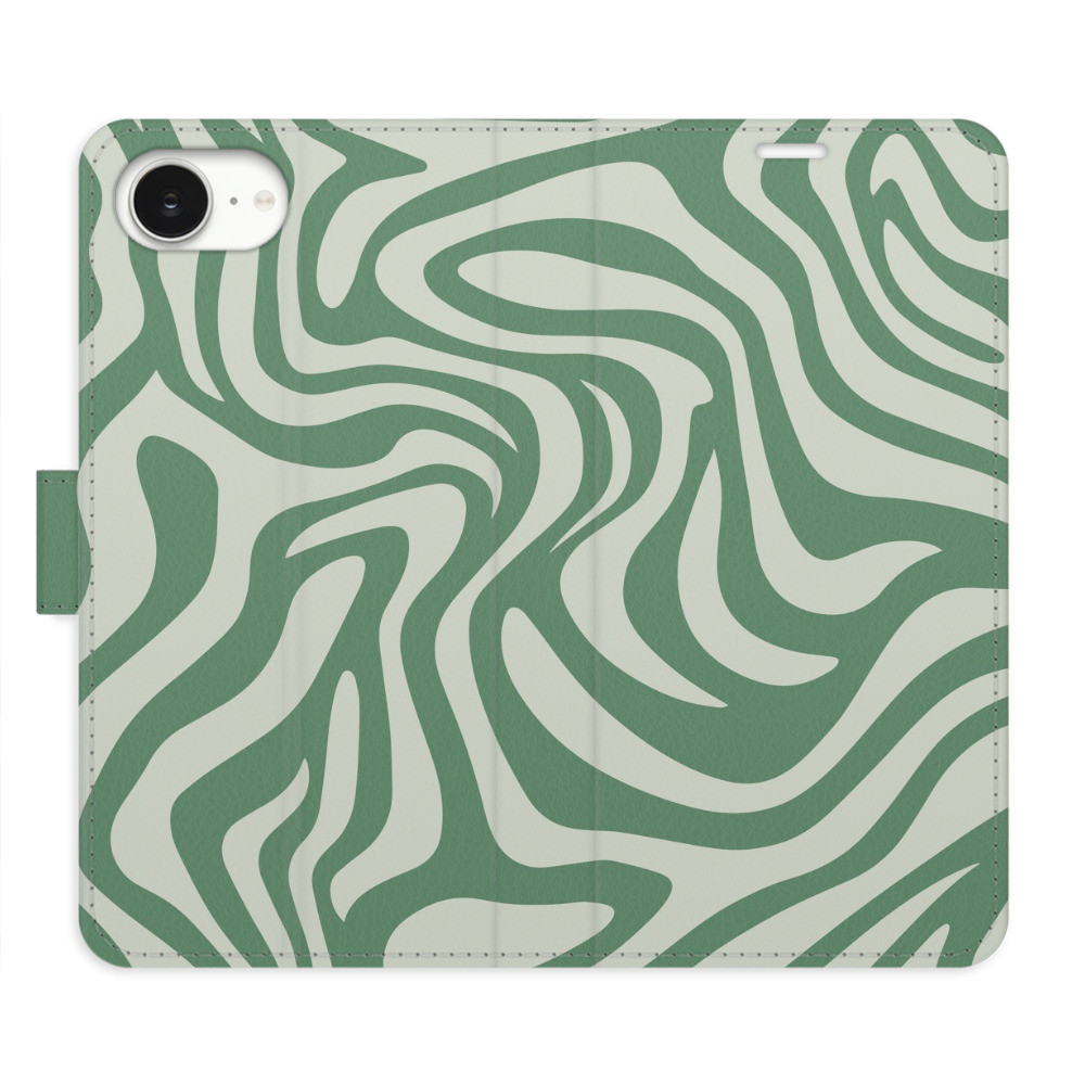 Flipové puzdro iSaprio - Zebra Green 02 - iPhone 16e