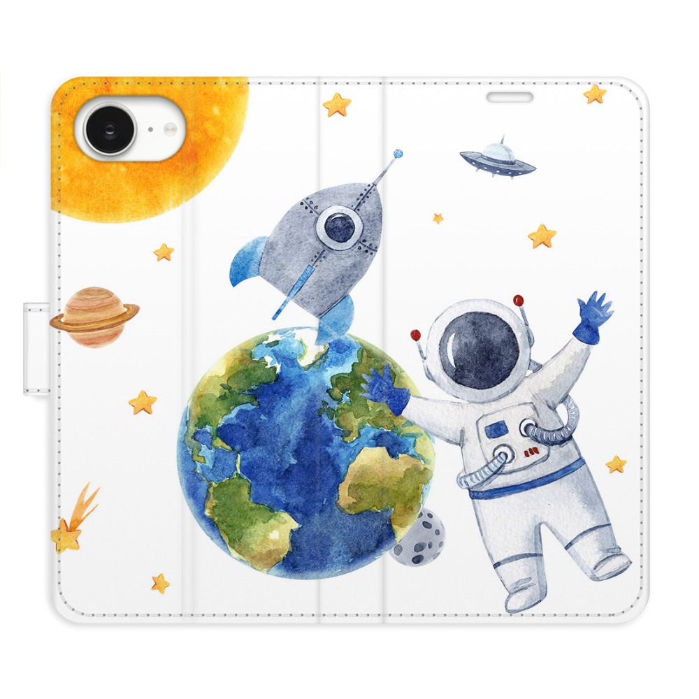 Flipové puzdro iSaprio - Space 06 - iPhone 16e