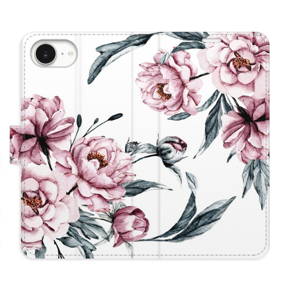 Flipové puzdro iSaprio - Pink Flowers - iPhone 16e