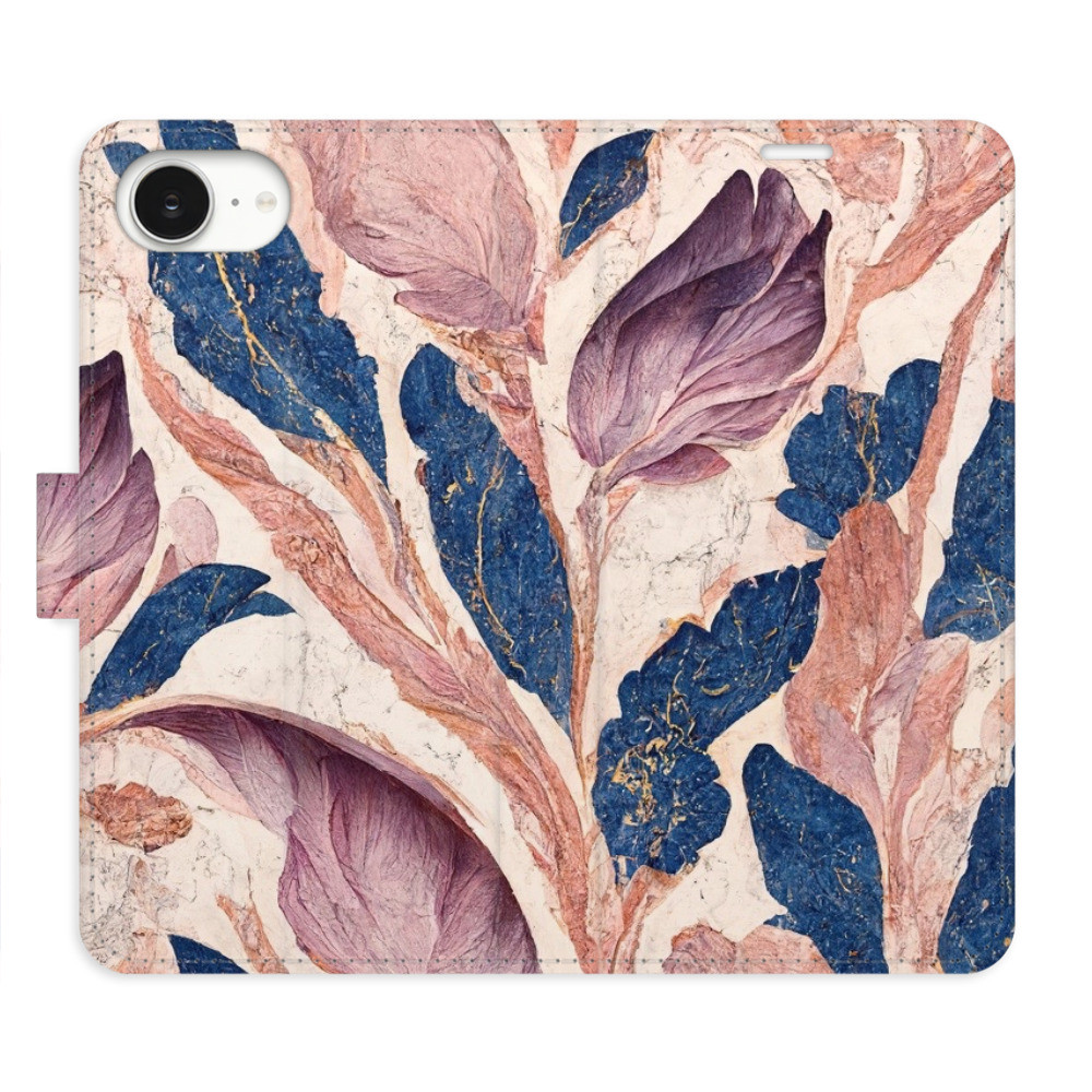 Flipové puzdro iSaprio - Old Leaves 02 - iPhone 16e