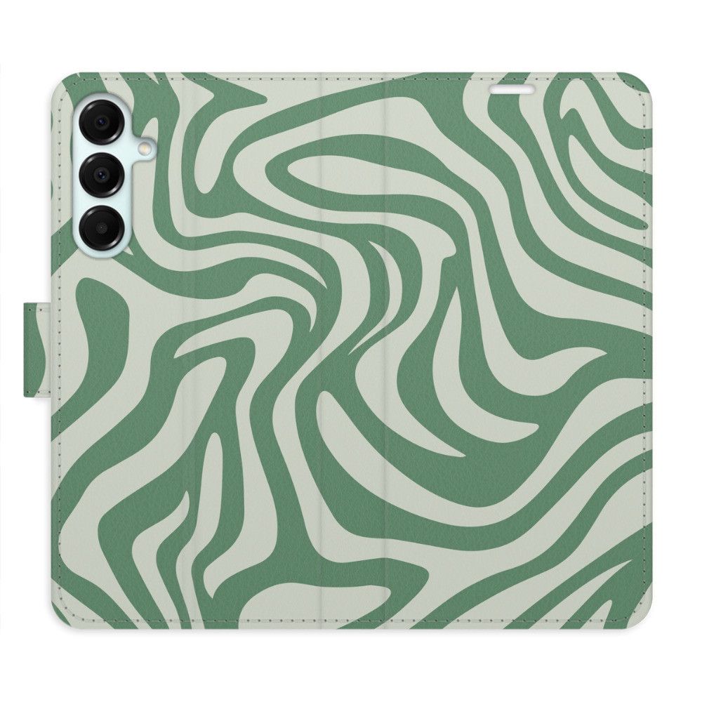 Flipové puzdro iSaprio - Zebra Green 02 - Samsung Galaxy A16 5G