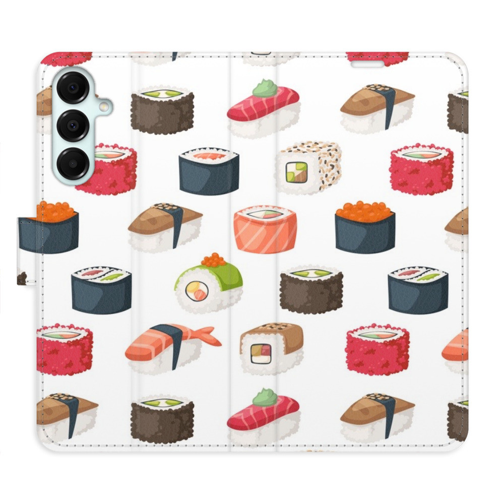 Flipové puzdro iSaprio - Sushi Pattern 02 - Samsung Galaxy A16 5G
