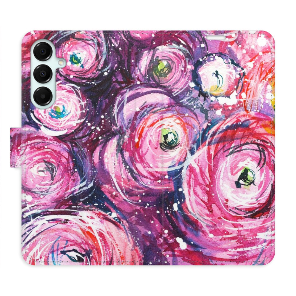 Flipové puzdro iSaprio - Retro Paint 02 - Samsung Galaxy A16 5G