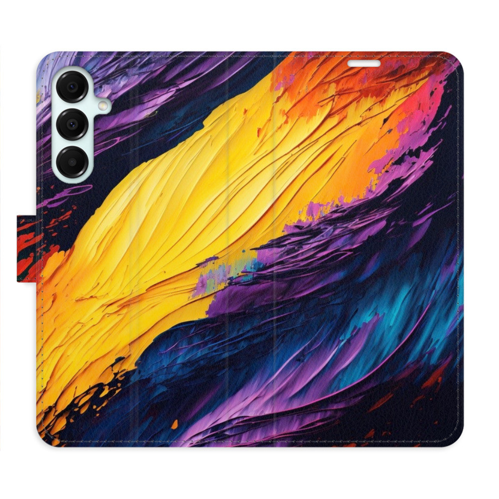 Flipové puzdro iSaprio - Fire Paint - Samsung Galaxy A16 5G