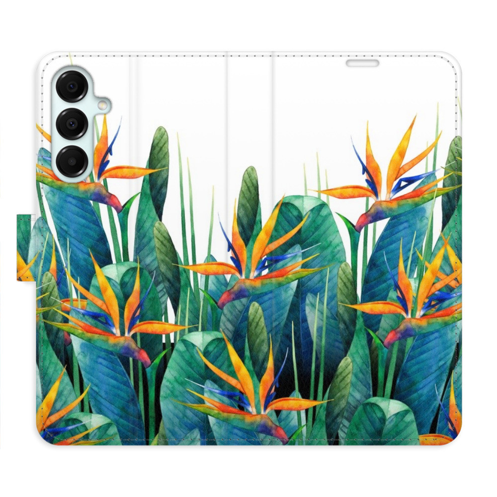 Flipové puzdro iSaprio - Exotic Flowers 02 - Samsung Galaxy A16 5G