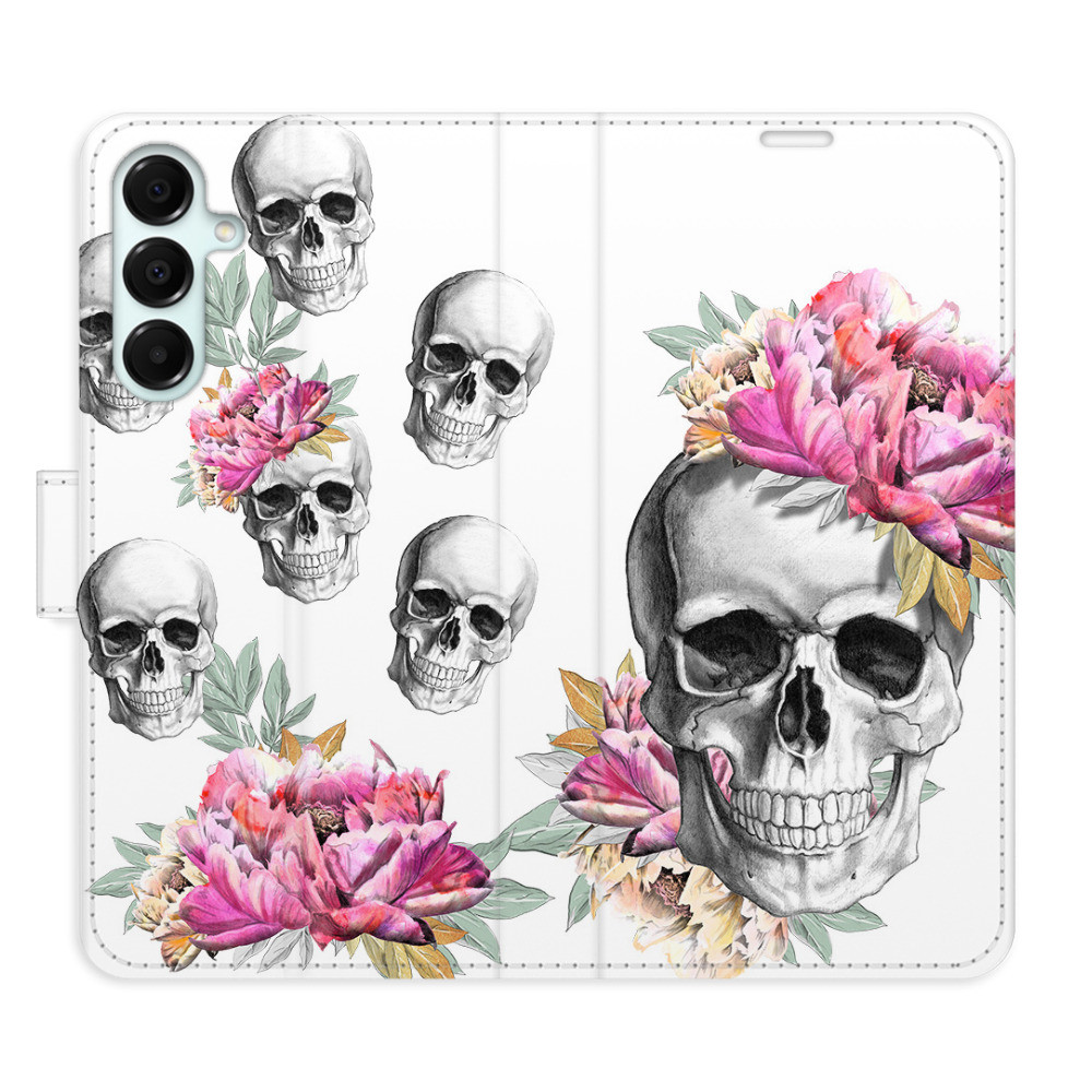 Flipové puzdro iSaprio - Crazy Skull - Samsung Galaxy A16 5G