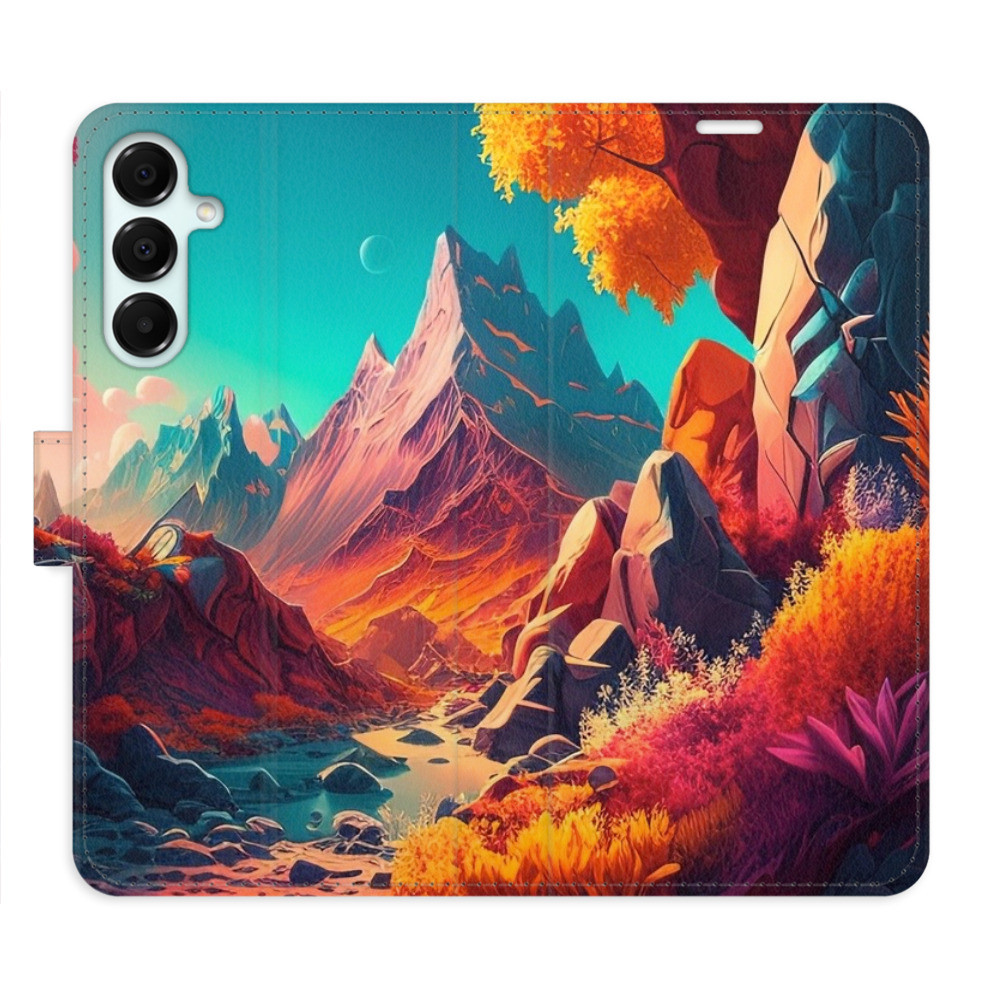Flipové puzdro iSaprio - Colorful Mountains - Samsung Galaxy A16 5G