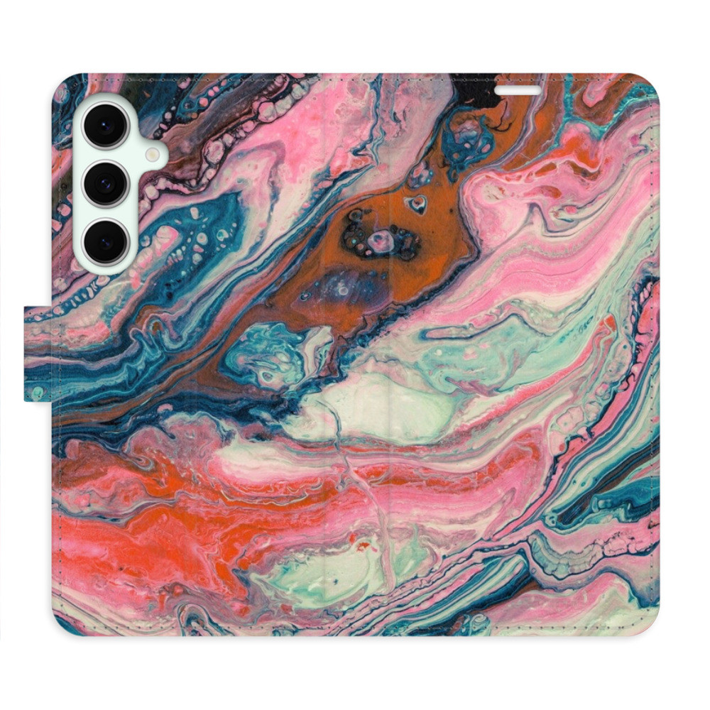 Flipové puzdro iSaprio - Retro Paint - Samsung Galaxy S24 FE