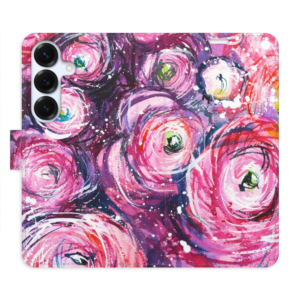 Flipové puzdro iSaprio - Retro Paint 02 - Samsung Galaxy S25