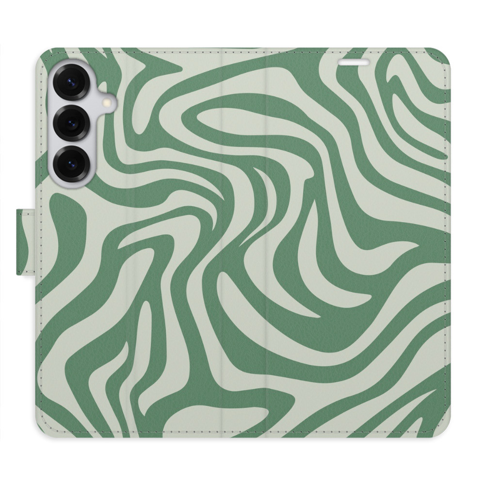 Flipové puzdro iSaprio - Zebra Green 02 - Samsung Galaxy S25+