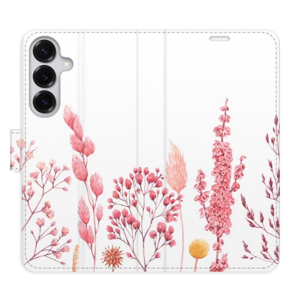 Flipové puzdro iSaprio - Pink Flowers 03 - Samsung Galaxy S25+